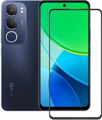 DMJHP Edge To Edge Tempered Glass for Vivo Y19s 5G(Pack of 1)