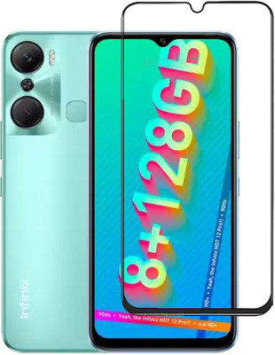 NSTAR Edge To Edge Tempered Glass for Infinix Hot 12 Pro(Pack of 1)