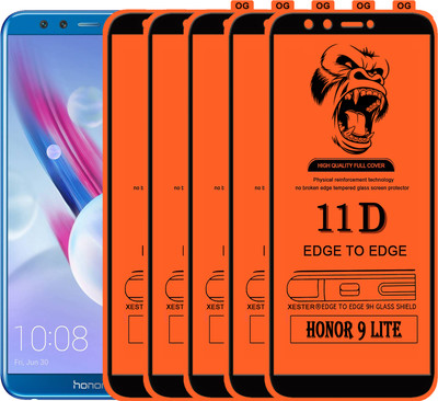 PFOAM Edge To Edge Tempered Glass for Honor 9 Lite(Pack of 5)