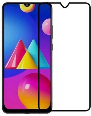 DMJHP Edge To Edge Tempered Glass for Samsung Galaxy M02S(Pack of 1)
