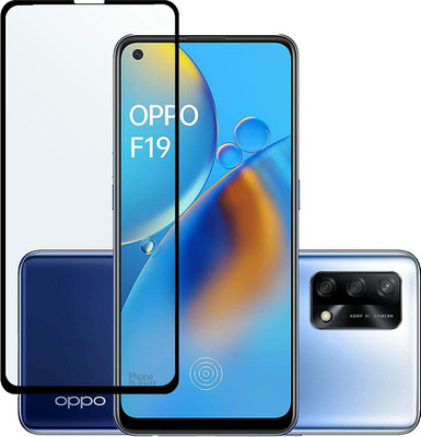 VDAT Edge To Edge Tempered Glass for OPPO F19s(Pack of 1)