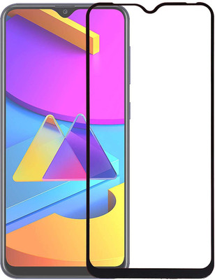 HIE POWER Edge To Edge Tempered Glass for Samsung Galaxy M10-With Edge To Edge Coverage And Easy Installation Kit For Smartphone - Black [9H Gorilla] [Free Cleaning Kit Included](Pack of 1)