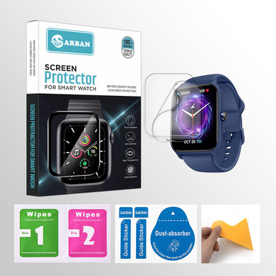ARBAN Edge To Edge Tempered Glass for FASTRACK REFLEX KRUZ 1.8 inch Smartwatch 2 PROTECTOR + 2 WIPES + 2 DUST REMOVAL STICKER + 1 WIPER(Pack of 2) ARBAN Edge To Edge Tempered Glass for FASTRACK REFLEX KRUZ 1.8 inch Smartwatch 2 PROTECTOR + 2 WIPES + 2 DUST REMOVAL STICKER + 1 WIPER(Pack of 2)