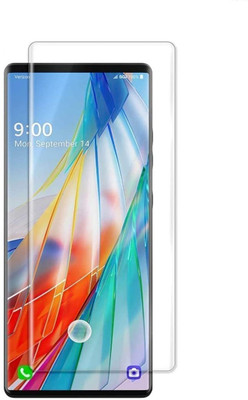 Mersal Edge To Edge Tempered Glass for LG Wing, Premium UV Tempered Glass with UV Full Glue Screen Protector(Pack of 1)