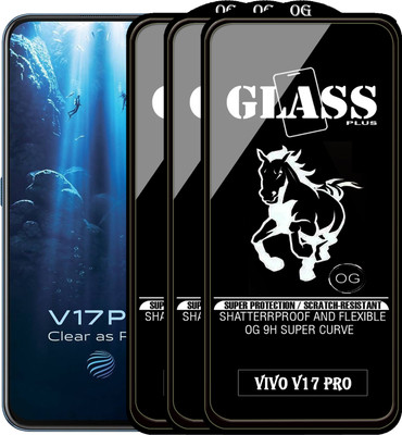 PFOAM Edge To Edge Tempered Glass for VIVO V17 PRO(Pack of 3)