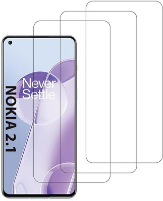 Coberta Case Edge To Edge Tempered Glass for NOKIA 2.1(Pack of 3)