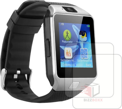 BizzBoxx Edge To Edge Tempered Glass for Dz09 Smartwatch [Screen Guard Only]_8(Pack of 2)