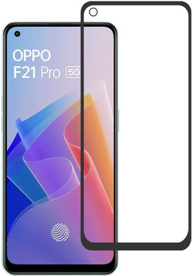 1DOLLAR Edge To Edge Tempered Glass for Oppo F21 Pro / F21 Pro 5G --Screen Protector Full HD Quality Tempered Glass Anti-Scratch Edge to Edge Coverage with Easy Installation Kit(Pack of 1)