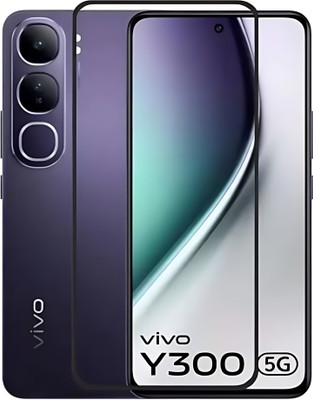 Mobtech Edge To Edge Tempered Glass for vivo Y300 5G(Pack of 1)