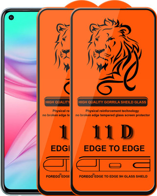 Forego Edge To Edge Tempered Glass for Infinix Note 7(Pack of 2)