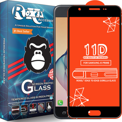 Roxel Edge To Edge Tempered Glass for Samsung Galaxy J5 Prime(Pack of 1)