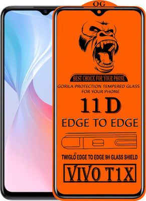TWIGLO Edge To Edge Tempered Glass for VIVO T1X(Pack of 1)