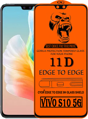 CYOR Edge To Edge Tempered Glass for VIVO S10 5G(Pack of 1)