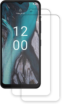 SOMTONE Edge To Edge Tempered Glass for Nokia C22 TEMPERED GUARD FRONTP2(Pack of 2)