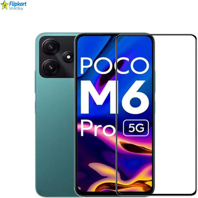 Flipkart SmartBuy Edge To Edge Tempered Glass for Poco M6 Pro 5G(Pack of 1)