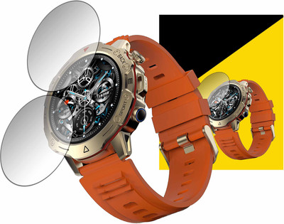 Azqi Edge To Edge Tempered Glass for fire boltt terrain(Pack of 2)