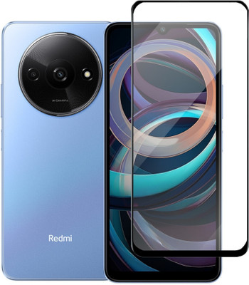 Fablue Edge To Edge Tempered Glass for REDMI A3, Redmi A3(Pack of 1)