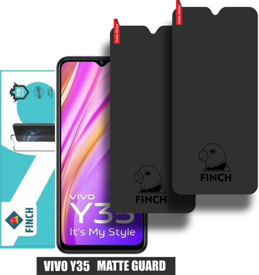KANCHA Edge To Edge Tempered Glass for VIVO Y35(Pack of 2)