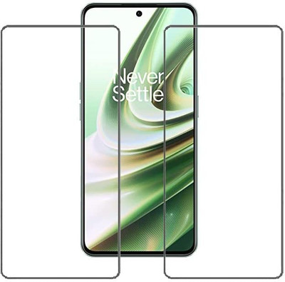 NaturalBuy Edge To Edge Tempered Glass for OnePlus 10R 5G-| Tempered Glass Screen Protector Guard | Full Glue Curved Tempered Glass |(Pack of 2)