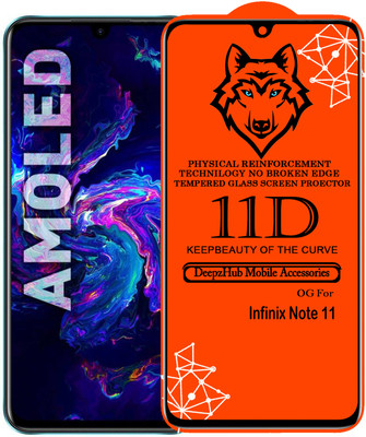 CRodible Edge To Edge Tempered Glass for Infinix Note 11(Pack of 1)