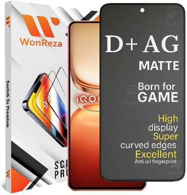 WonReza Edge To Edge Tempered Glass for iQOO Neo 10, iQOO Neo 10R, iQOO 12 5G(Pack of 1)