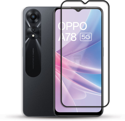 PROACCS Edge To Edge Tempered Glass for OPPO A78 4G(Pack of 1)
