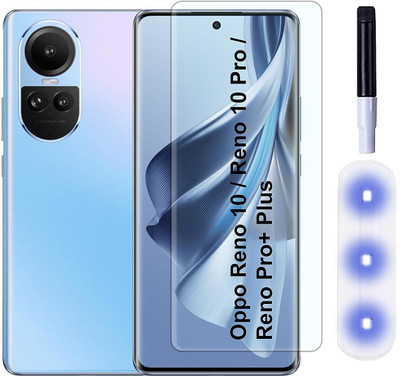 LIKEDESIGN Edge To Edge Tempered Glass for OPPO Reno10 5G(Pack of 1)