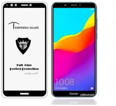 NaturalBuy Edge To Edge Tempered Glass for Huawei Honor 7C (5D Tempered glass)(Full Glue)_9H(Pack of 1)