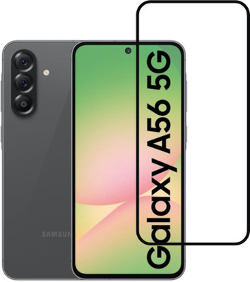 DMJHP Edge To Edge Tempered Glass for Samsung Galaxy A56 5G(Pack of 1)