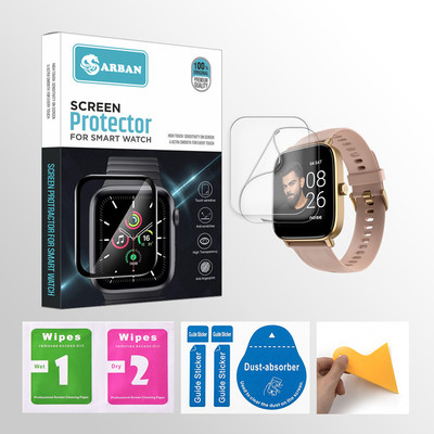 ARBAN Edge To Edge Tempered Glass for Noise Quad Call 1.81 inch Smartwatch 2 PROTECTOR + 2 WIPES + 2 DUST REMOVAL STICKER + 1 WIPER(Pack of 2) ARBAN Edge To Edge Tempered Glass for Noise Quad Call 1.81 inch Smartwatch 2 PROTECTOR + 2 WIPES + 2 DUST REMOVAL STICKER + 1 WIPER(Pack of 2)