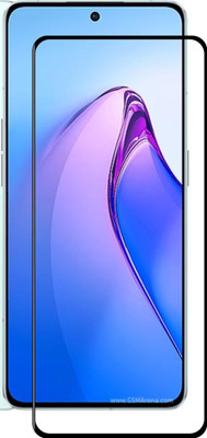 Vatsin Edge To Edge Tempered Glass for Oppo Reno8 Pro 5G(Pack of 1)