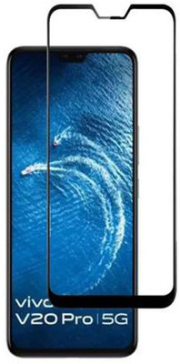 SM Styles Edge To Edge Tempered Glass for Vivo V20 Pro(Pack of 1)