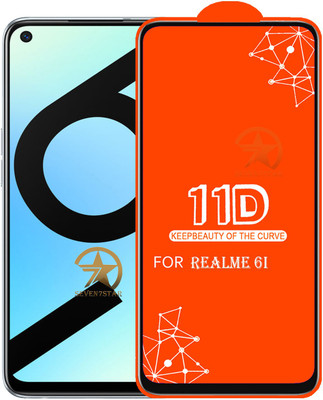 SEVEN7STAR Edge To Edge Tempered Glass for Realme 6i(Pack of 1)