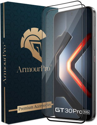 ArmourPro Edge To Edge Tempered Glass for Infinix GT 30 Pro 5G+, Infinix GT 30 Pro, GT 30 Pro 5G+(Pack of 2) ArmourPro Edge To Edge Tempered Glass for Infinix GT 30 Pro 5G+, Infinix GT 30 Pro, GT 30 Pro 5G+(Pack of 2)
