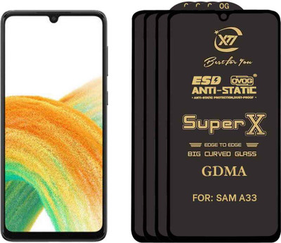 GDMA Edge To Edge Tempered Glass for SAMSUNG A33 5G(Pack of 4)