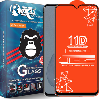 Roxel Edge To Edge Tempered Glass for Realme X2 Pro(Pack of 1)