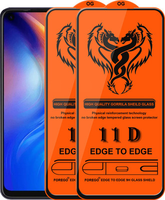 HQ Protection Edge To Edge Tempered Glass for Tecno Spark 6 Air(Pack of 2)