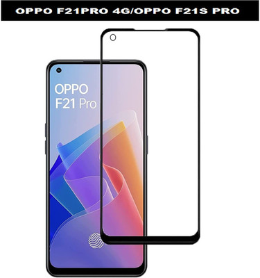 AKSHUD Edge To Edge Tempered Glass for OPPO F21S PRO(Pack of 1)