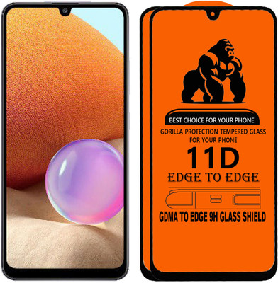 GDMA Edge To Edge Tempered Glass for SAMSUNG A32 4G(Pack of 2)
