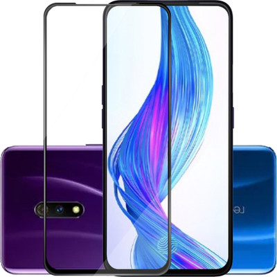 RCHJV Edge To Edge Tempered Glass for Realme X(Pack of 1)