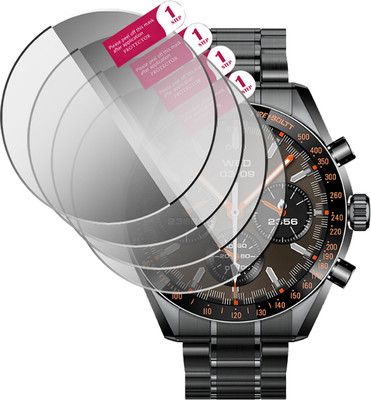 HIDEOUS Edge To Edge Tempered Glass for fire boltt moonwatch(Pack of 4)
