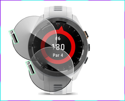HIDEOUS Edge To Edge Tempered Glass for GARMIN APPROACH S70(Pack of 2)