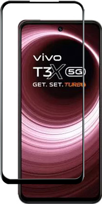 VAlight Edge To Edge Tempered Glass for vivo T3x 5G, VIVO T3X 5G(Pack of 1)