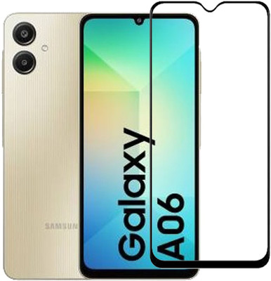 DSCASE Edge To Edge Tempered Glass for SAMSUNG Galaxy A06(Pack of 1)