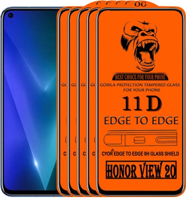 CYOR Edge To Edge Tempered Glass for HONOR VIEW 20(Pack of 5)