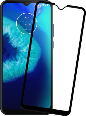 Karpine Edge To Edge Tempered Glass for Motorola Moto G8 Power Lite(Pack of 1)