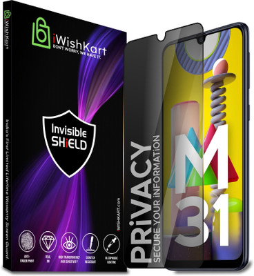 iWishKart Edge To Edge Tempered Glass for Samsung Galaxy M31, Samsung M31, M 31(Pack of 1)