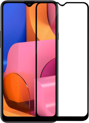 RCHJV Edge To Edge Tempered Glass for Samsung Galaxy A20(Pack of 1)