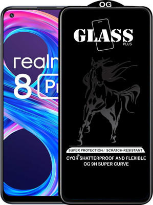 CYOR Edge To Edge Tempered Glass for REALME 8 PRO(Pack of 1)