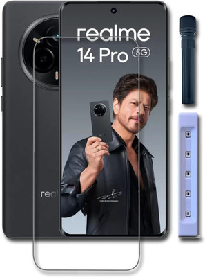 O2MG Edge To Edge Tempered Glass for realme 14 Pro 5G, realme 14 Pro(Pack of 1)
